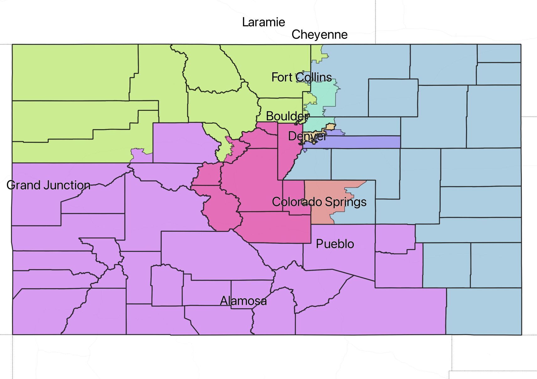 New draft congressional district map
